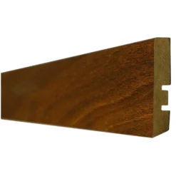 Praktikus Sockelleiste Flach 60 Nussbaum / Länge 2,4m
