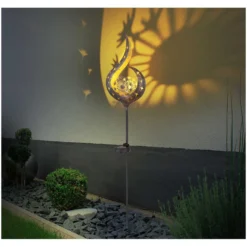 Globo LED-Solarleuchte Skulptur Metall Mit Erdspitz Höhe 93,5 Cm / 0,06 W -Lampen & Leuchten affär 557578 5