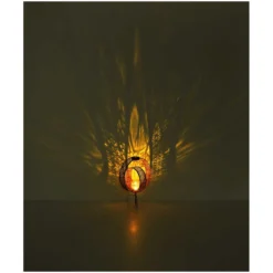 Globo LED-Solarleuchte Metallringe Rostfarben / Höhe 42 Cm / 0,06 W 10 Globo LED-Solarleuchte Metallringe Rostfarben / Höhe 42 Cm / 0,06 W -Lampen & Leuchten affär 557585 5