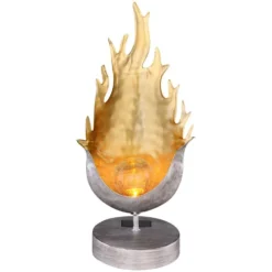 Globo Solar-Tischleuchte Flamme (HxBxT) 36,5 X 17,5 X 13 Cm / 0,06 W