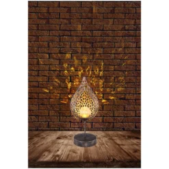 Globo Solarleuchte Blatt Metall (HxBxT) 35,5 X 13 X 16 Cm / 0,06 W -Lampen & Leuchten affär 560242 8