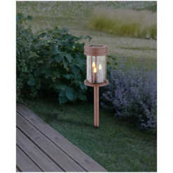 Globo Solarleuchte Laterne Rostfarben Höhe 60 Cm / 0,06 W -Lampen & Leuchten affär 560248 6