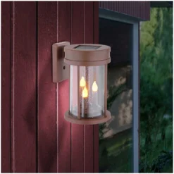 Globo Solarleuchte Laterne Rostfarben Höhe 60 Cm / 0,06 W -Lampen & Leuchten affär 560248 9