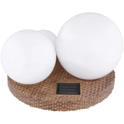 Globo Solarleuchte Rattanplattform Mit 3 Kugeln (HxBxT) 25 X 17 X 17 Cm / 0,06 W 5 Globo Solarleuchte Rattanplattform Mit 3 Kugeln (HxBxT) 25 X 17 X 17 Cm / 0,06 W -Lampen & Leuchten affär 560249 3