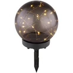 Globo Solarleuchte Kugel Rauchoptik Ø 15 Cm