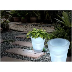 Globo Solarleuchte Blumentopf Ø 17 Cm / Höhe 19 Cm / 0,06 W -Lampen & Leuchten affär 560254 7