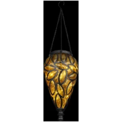 Globo Solar-Hängeleuchte Regentropfen Amber Ø 13,5 Cm / Höhe 50 Cm / 0,06 W 11 Globo Solar-Hängeleuchte Regentropfen Amber Ø 13,5 Cm / Höhe 50 Cm / 0,06 W -Lampen & Leuchten affär 560269 5