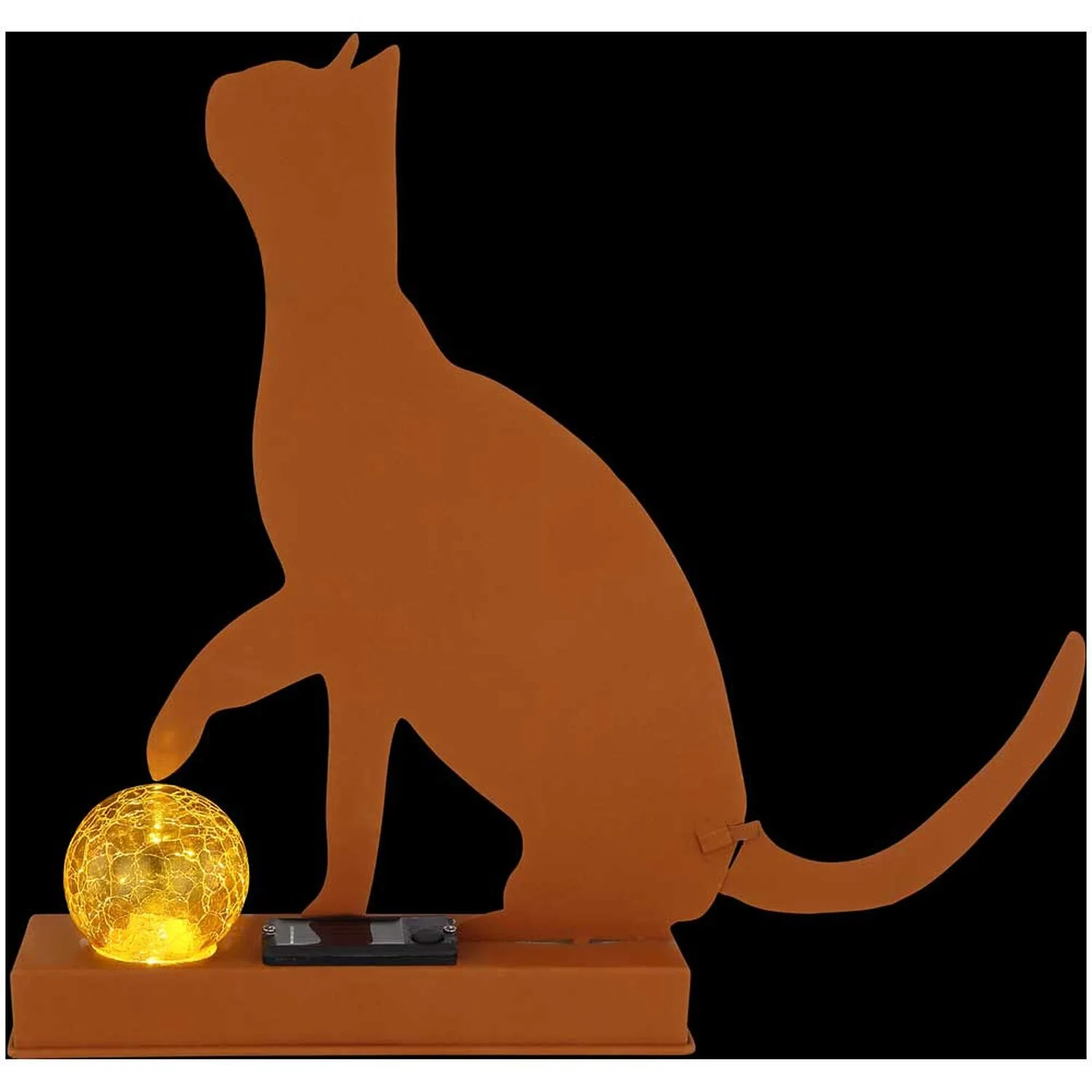 Globo Solarleuchte Katze Mit Ball Höhe 33,5 Cm / 0,06 W 4 Globo Solarleuchte Katze Mit Ball Höhe 33,5 Cm / 0,06 W – Bild 4