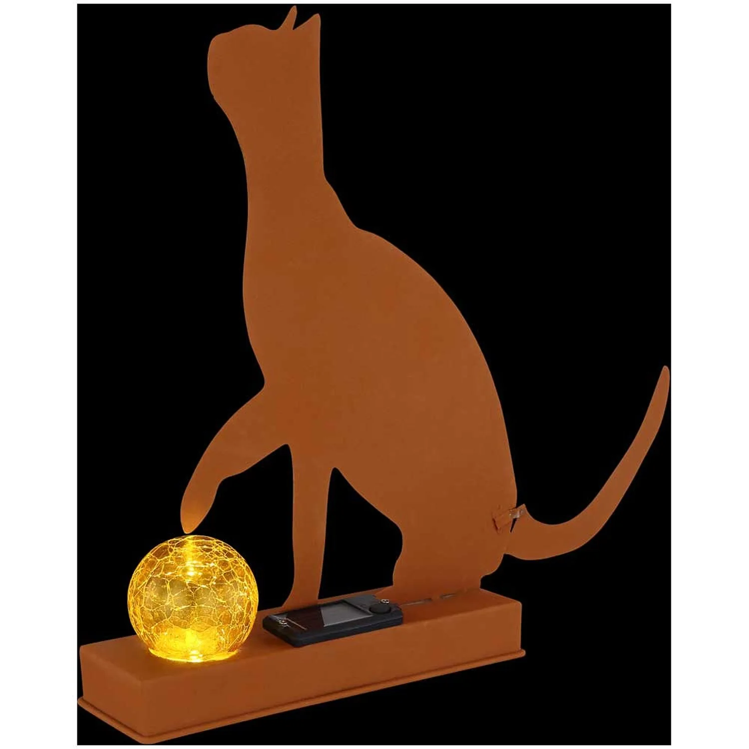 Globo Solarleuchte Katze Mit Ball Höhe 33,5 Cm / 0,06 W 6 Globo Solarleuchte Katze Mit Ball Höhe 33,5 Cm / 0,06 W – Bild 6
