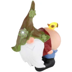 Globo Solarleuchte Zwerg Mit Vogel 0,06 W -Lampen & Leuchten affär 560271 5