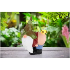 Globo Solarleuchte Zwerg Mit Vogel 0,06 W -Lampen & Leuchten affär 560271 6