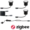 Paulmann LED-Bodeneinbaustrahler Outdoor Plug & Shine ZigBee RGBW Floor-Set