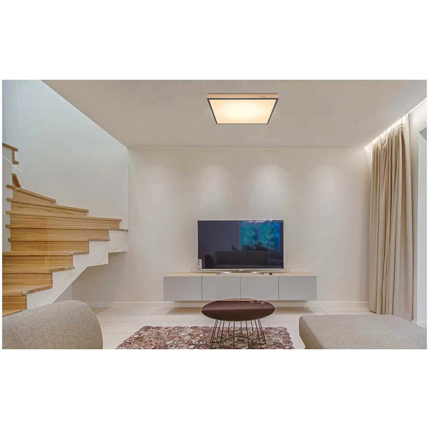 Globo LED-Deckenleuchte Doro Aluminium Graphit 36 W 3 Globo LED-Deckenleuchte Doro Aluminium Graphit 36 W – Bild 3