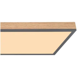 Globo LED-Deckenleuchte Doro Aluminium Graphit 36 W