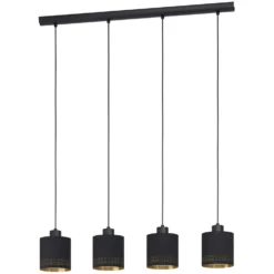 EGLO Hängeleuchte Esteperra 4 X E27