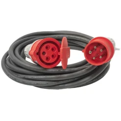 Steffen Industrie-Verlängerungskabel GdV 5 X 1,5 Mm² / IP44 Schwarz Länge 5 M