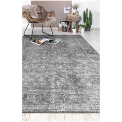 Digitaldruck-Teppich Punto Polyester Anthrazit 80 X 150 Cm 5 Digitaldruck-Teppich Punto Polyester Anthrazit 80 X 150 Cm -Lampen & Leuchten affär 563799 3