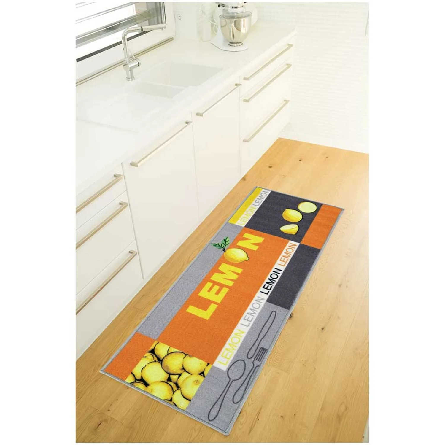 Andiamo Küchenläufer Lemon Polyamid Gelb 50 X 150 Cm 3 Andiamo Küchenläufer Lemon Polyamid Gelb 50 X 150 Cm – Bild 3