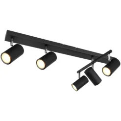 Globo Strahler Metall Schwarz Matt 5 X GU10 13 Globo Strahler Metall Schwarz Matt 5 X GU10 -Lampen & Leuchten affär 563911 2