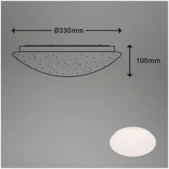 Brilo B Smart Deckenleuchte Barny S Weiss 21 W / 2'200 Lm Inkl. Fernbedienung 26 Brilo B Smart Deckenleuchte Barny S Weiss 21 W / 2'200 Lm Inkl. Fernbedienung -Lampen & Leuchten affär 563934 6