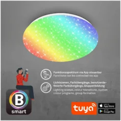 Brilo B Smart Deckenleuchte Barny S Weiss 21 W / 2'200 Lm Inkl. Fernbedienung 28 Brilo B Smart Deckenleuchte Barny S Weiss 21 W / 2'200 Lm Inkl. Fernbedienung -Lampen & Leuchten affär 563934 7