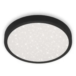 Brilo Deckenleuchte Runa Sternencover Schwarz 24 W / 3'000 Lm