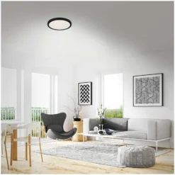 Brilo Deckenleuchte Runa Sternencover Schwarz 24 W / 3'000 Lm -Lampen & Leuchten affär 563943 4