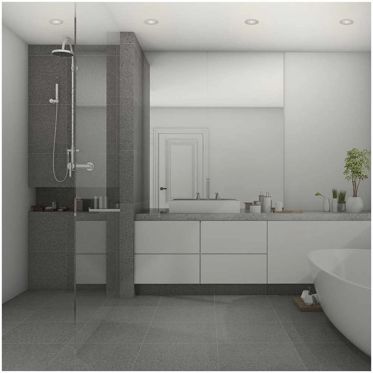 Brilo Einbauleuchte Modul Kulana Matt Chrom 4,9 W / 480 Lm / 4 Stk. 5 Brilo Einbauleuchte Modul Kulana Matt Chrom 4,9 W / 480 Lm / 4 Stk. – Bild 5