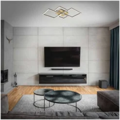 Brilo Deckenleuchte Frame Goldfarben 44 W / 4'000 Lm -Lampen & Leuchten affär 563953 4