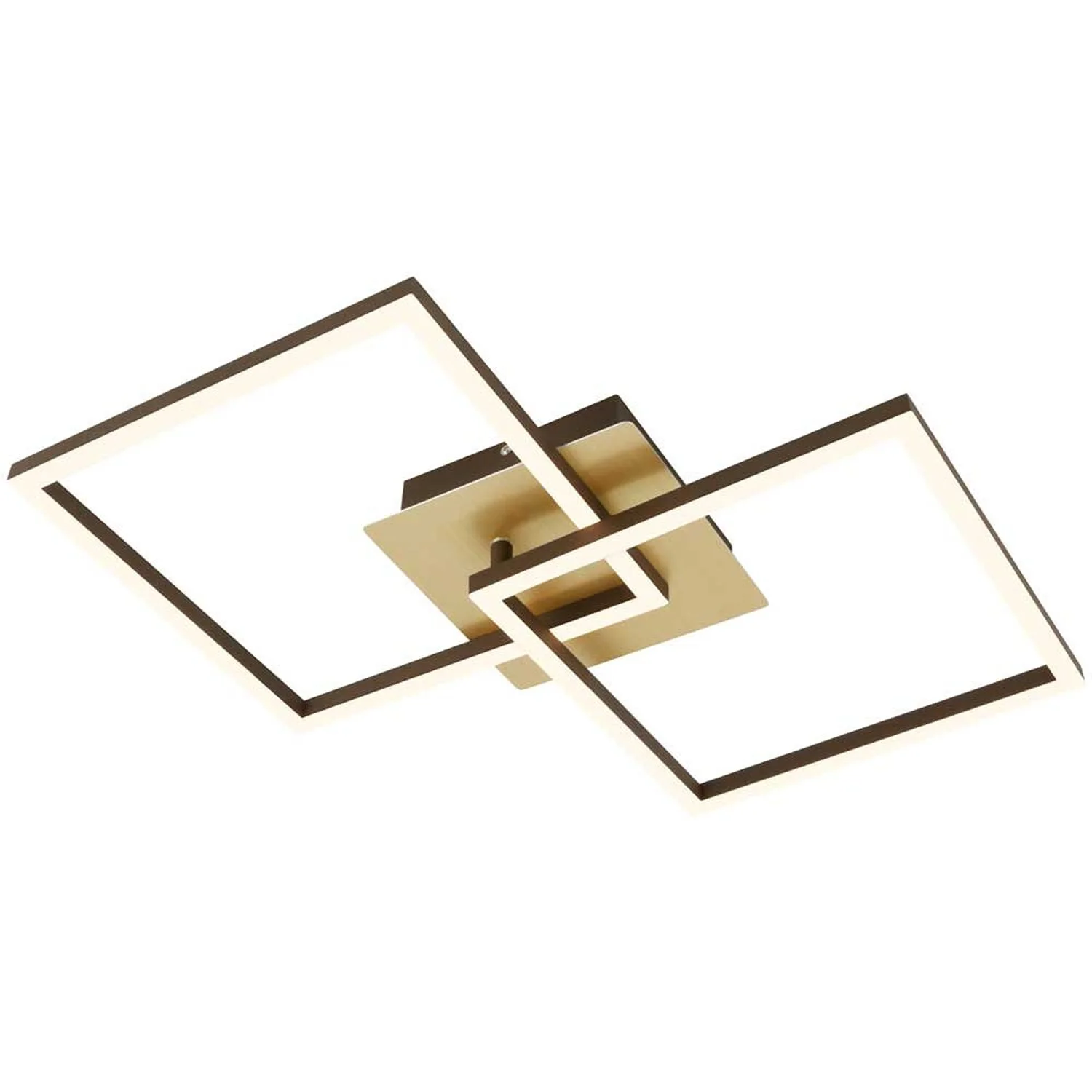 Brilo Deckenleuchte Frame Goldfarben 24 W / 1'800 Lm 3 Brilo Deckenleuchte Frame Goldfarben 24 W / 1'800 Lm – Bild 3