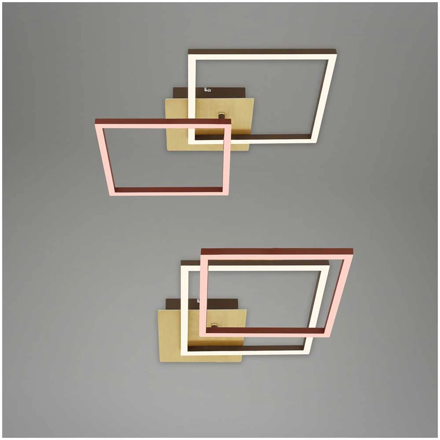 Brilo Deckenleuchte Frame Goldfarben 24 W / 1'800 Lm 7 Brilo Deckenleuchte Frame Goldfarben 24 W / 1'800 Lm – Bild 7