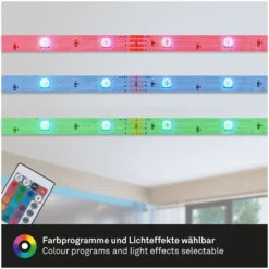 Brilo LED-Band USB 150 LEDs / 5 M / 6 W Inkl. Fernbedienung -Lampen & Leuchten affär 563960 3