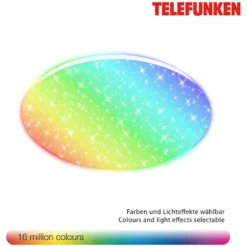 Telefunken LED-Deckenleuchte Magic Sky Weiss Ø 38 Cm / 19 W / 2'200 Lm -Lampen & Leuchten affär 563964 5