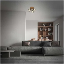 Brilo Spots Korbo 3 X E27 Braun 7 Brilo Spots Korbo 3 X E27 Braun -Lampen & Leuchten affär 563967 3