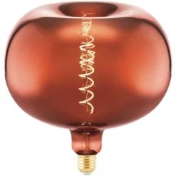 Eglo LED-Leuchtmittel Apple E27 Dimmbar Extrawarm Kupfer 4 W / 40 Lm