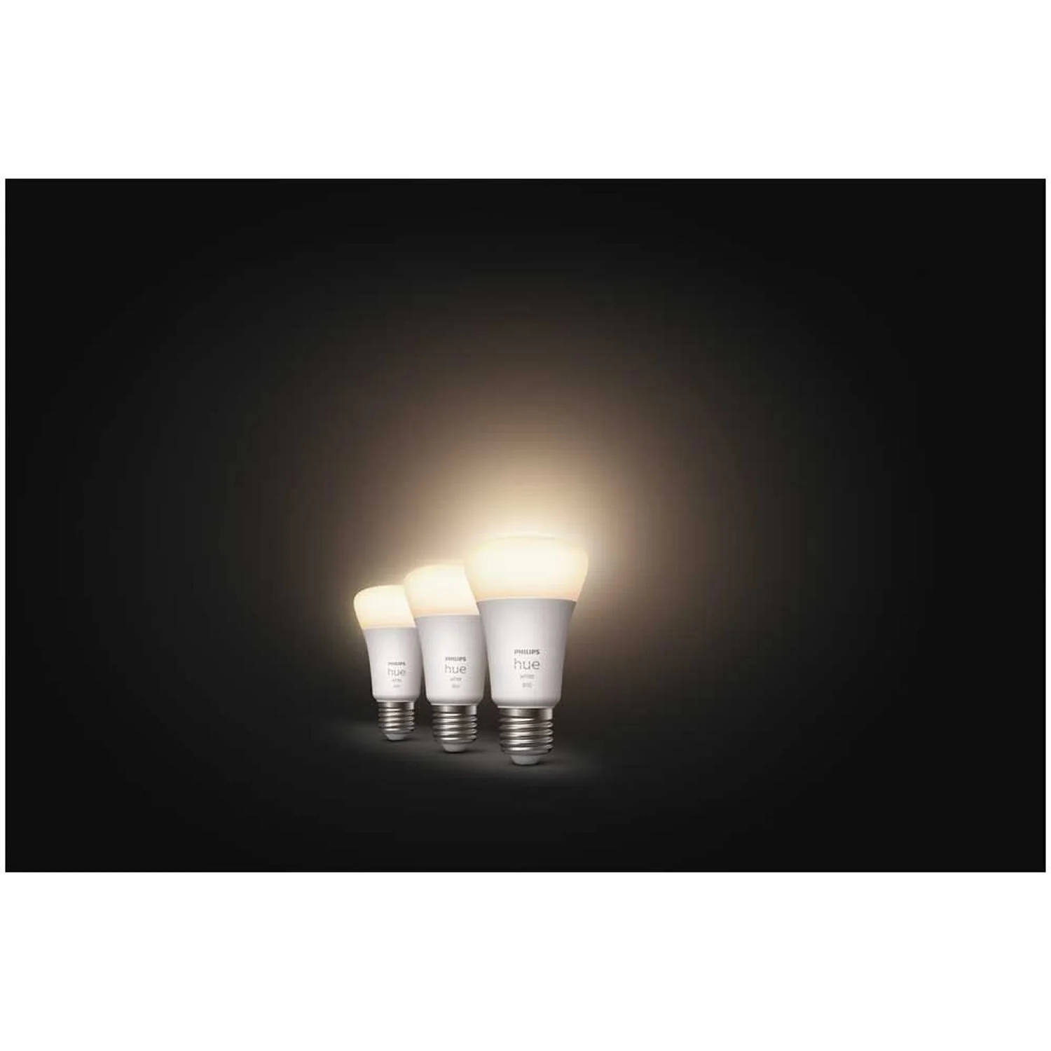 Philips Hue LED-Lampe White E27 / 9 W / 3er-Set 4 Philips Hue LED-Lampe White E27 / 9 W / 3er-Set – Bild 4