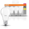Osram LED-Leuchtmittel Kolbenform A60 / E27 Matt Warmweiss / 4 Stk.