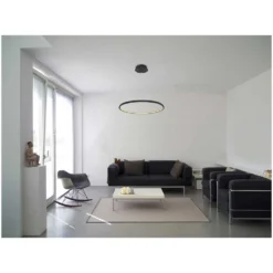 Globo LED-Hängeleuchte Ralph Nickel Matt 29 W / Ø 60,5 Cm / Höhe 120 Cm -Lampen & Leuchten affär 564535 3