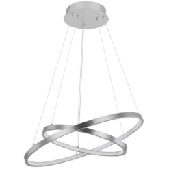 Globo LED-Hängeleuchte Ralph Nickel Matt 42 W / Ø 51 Cm / Höhe 120 Cm -Lampen & Leuchten affär 564537 3