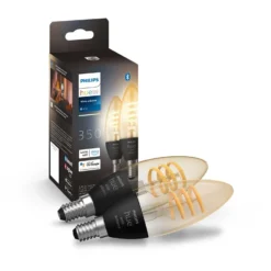 Philips Hue Leuchtmittel White Ambiant Filament Dimmbar E14 / 350 Lm / 2 Stk. -Lampen & Leuchten affär 564914 2