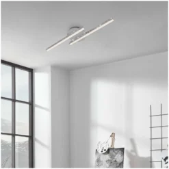 Brilo LED-Wand- Und Deckenleuchte Rey Chrom 600 X 140 Mm / 1 X LED / 10,5 W -Lampen & Leuchten affär 565484 4