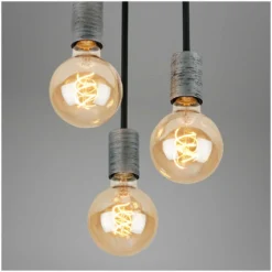 Briloner Deckenleuchte Henga Antik-Silber Ø 190 Mm / 3 X E27 / Max. 60 W -Lampen & Leuchten affär 565493 3