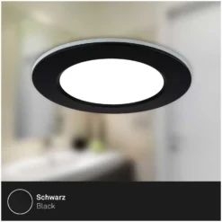 Briloner LED-Einbauleuchten-Set Fungo Color IP65 Schwarz 3 X LED / 4,8 W -Lampen & Leuchten affär 565501 3