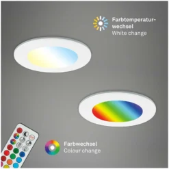 Briloner LED-Einbauleuchten-Set Fungo Color IP65 Weiss 3 X LED / 4,8 W -Lampen & Leuchten affär 565502 6
