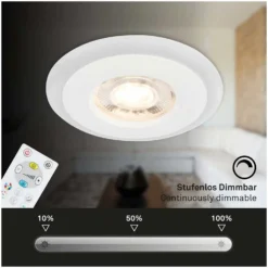 Briloner LED-Einbauleuchten-Set Skill Color Weiss 3 X LED / 5 W -Lampen & Leuchten affär 565505 7