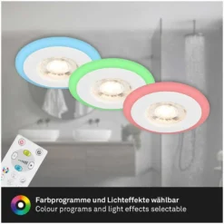 Briloner LED-Einbauleuchten-Set Skill Color Weiss 3 X LED / 5 W -Lampen & Leuchten affär 565505 8