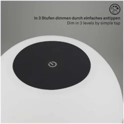 Brilo Mobiles Licht Poka Schwarz Ø 16 Cm / 1 X LED / 3 W 12 Brilo Mobiles Licht Poka Schwarz Ø 16 Cm / 1 X LED / 3 W -Lampen & Leuchten affär 565507 5