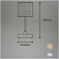 Brilo Akku-Tischleuchte Lole Taupe 1 X LED / 3 W 13 Brilo Akku-Tischleuchte Lole Taupe 1 X LED / 3 W -Lampen & Leuchten affär 565508 7