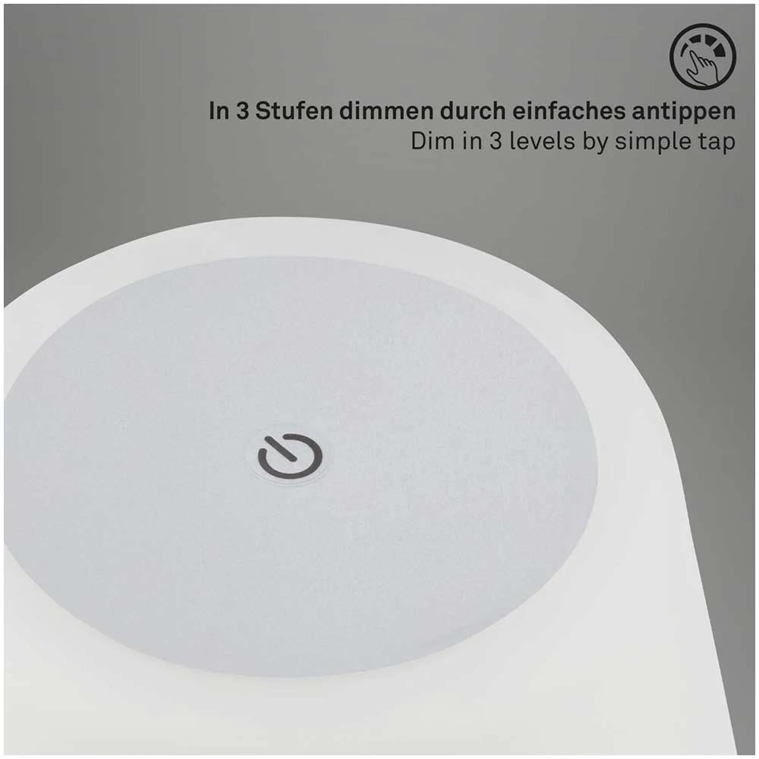 Brilo Mobiles Licht Compa Chrom-Matt Ø 12,5 Cm / 1 X LED / 3 W 4 Brilo Mobiles Licht Compa Chrom-Matt Ø 12,5 Cm / 1 X LED / 3 W – Bild 4