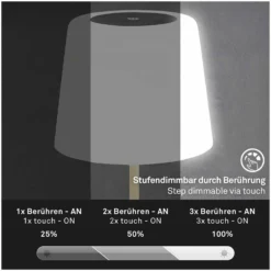 Brilo Mobiles Licht Compa Schwarz Ø 12,5 Cm / 1 X LED / 3 W -Lampen & Leuchten affär 565510 6